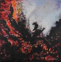 Eruption 2, 2011, 30 X 30